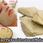 6 easy Face Packs mistreatment Multani Mitti