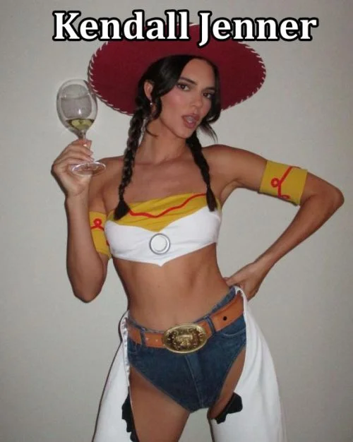 Kendall medico Shows Off Her attractive Jessie From 'Toy Story' Costume | Stories