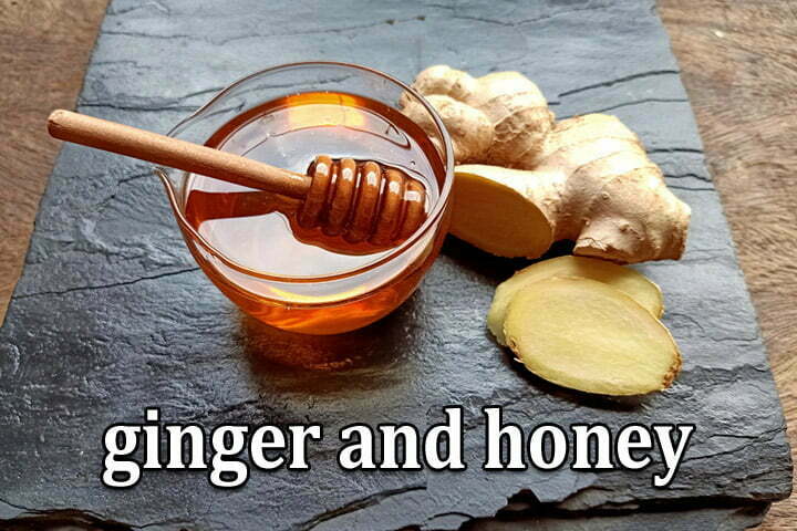 How to get rid of cold, cough with ginger and honey