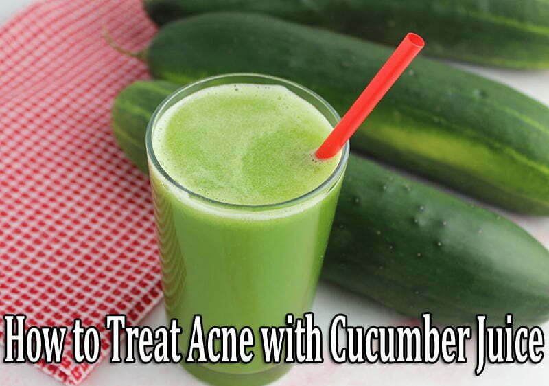 How to Treat Acne with Cucumber Juice