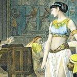 Why did Cleopatra meet Julius Caesar?