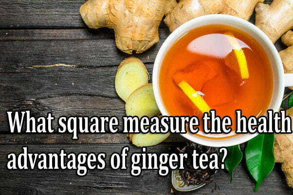 What square measure the health advantages of ginger tea?