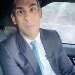 UK pm rishi SUNAK fined by police for not wearing seat belt