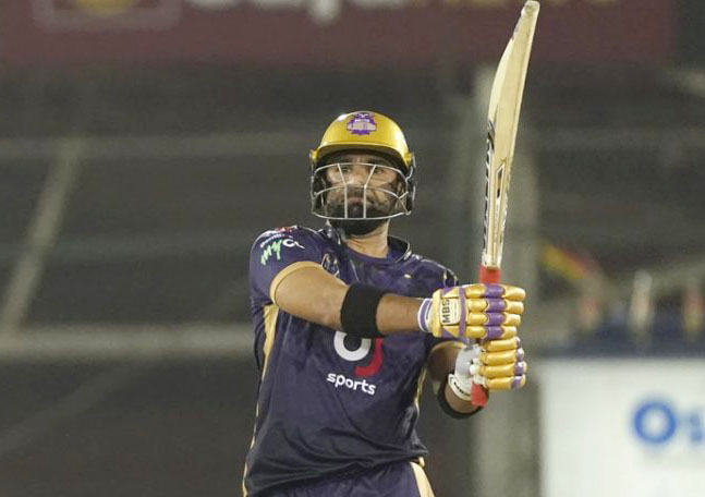 Iftikhar’s fifty recovers Gladiators to 154/4 against Zalmi