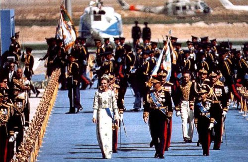 How spectacular were the celebrations for the 500th year of the Persian Empire in Iran?