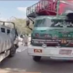 The Lahore administration seized the container kept outside Imran Khan's residence