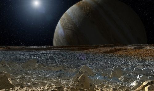 When will human land on Jupiter's moon Europa?