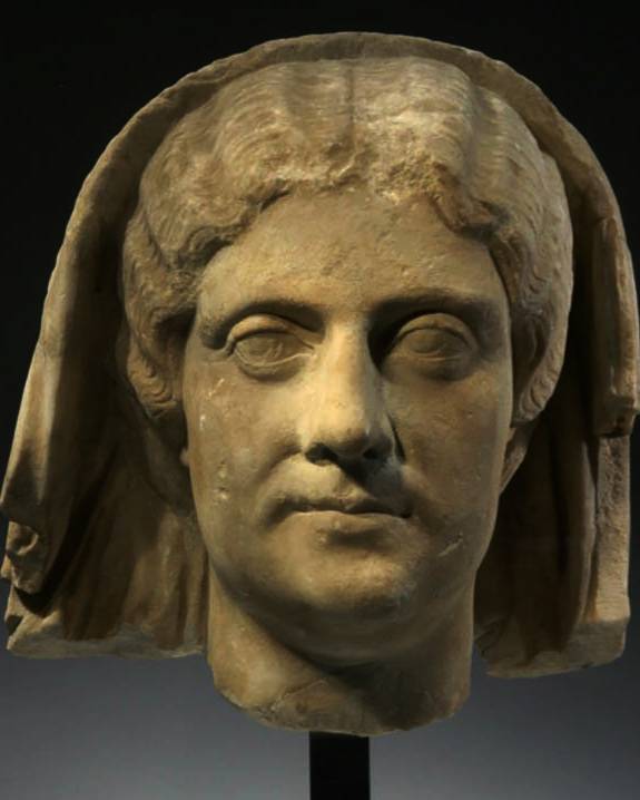 Why do Roman busts have no eyes?