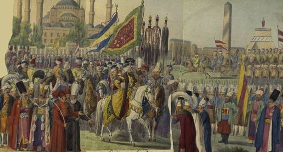 How did the ethnical scale change within the Ottoman Empire over the centuries?