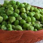 What are the heart health benefits of green chickpeas?