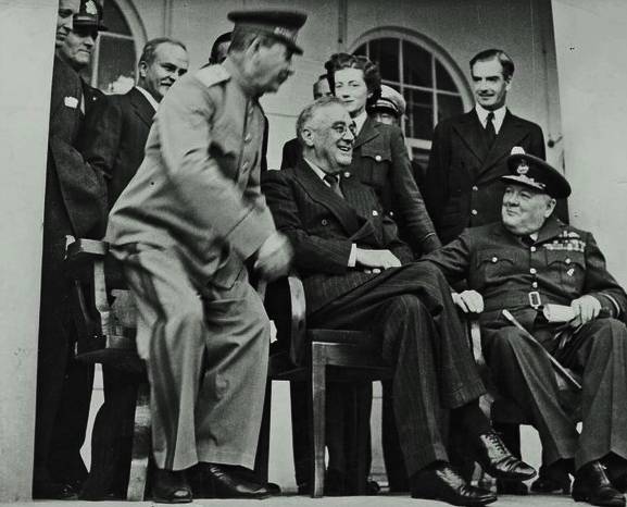 Why did FDR always sit between Churchill and Stalin?