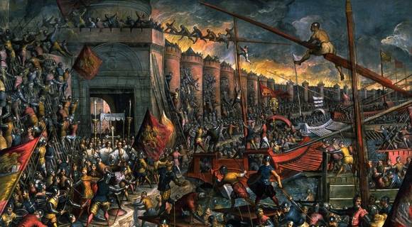 What happened to Constantinople in 1204 during the Fourth Crusade?