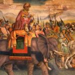 How many men did Hannibal Barca lose while crossing the Alps?