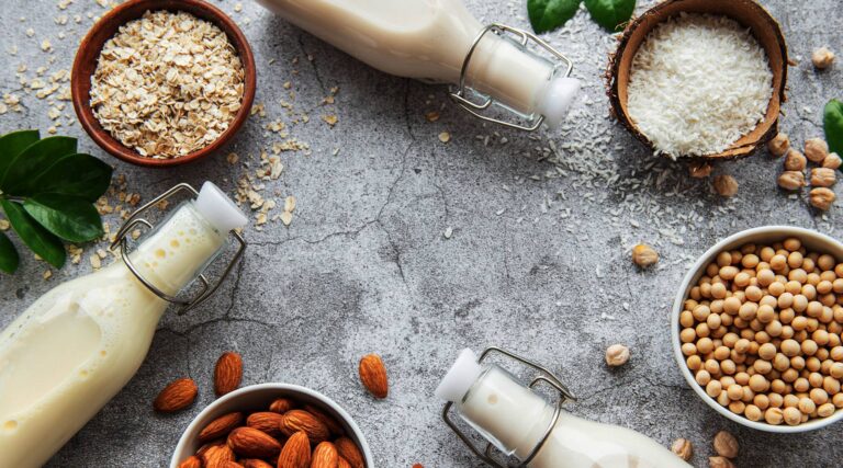 How do you decide which milk alternative to use based on personal health goals?