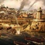 Did ancient Greece have a cortege to compete Carthage's and did they ever attack them in their home waters?