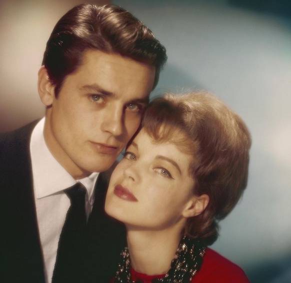 What happened between Romy Schneider and Alain Delon?