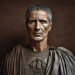 What were some of the challenges faced by Julius Caesar when he invaded Gaul and conquered it?