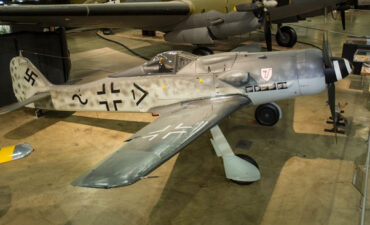 How did the German Focke-Wulf FW-190 compare to the British Spitfire and American P-51 Mustang fighters?