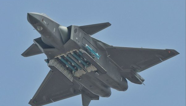 Is the J-20 considered the most advanced fighter in the world or is it just a competitor to the F-35?